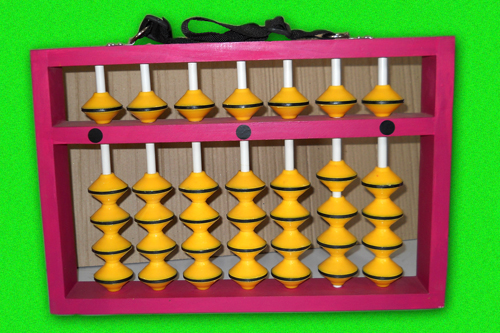 7 rod glass Abacus